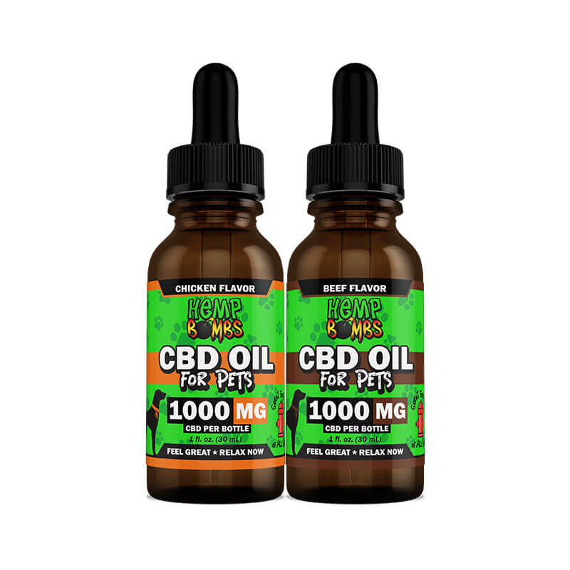 1000mg Pet CBD Oil Hemp Bombs