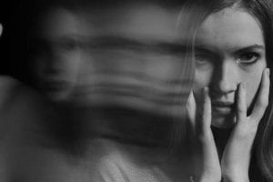 woman with cognitive haze