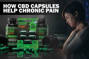 hemp bombs capsules woman with chronic pain