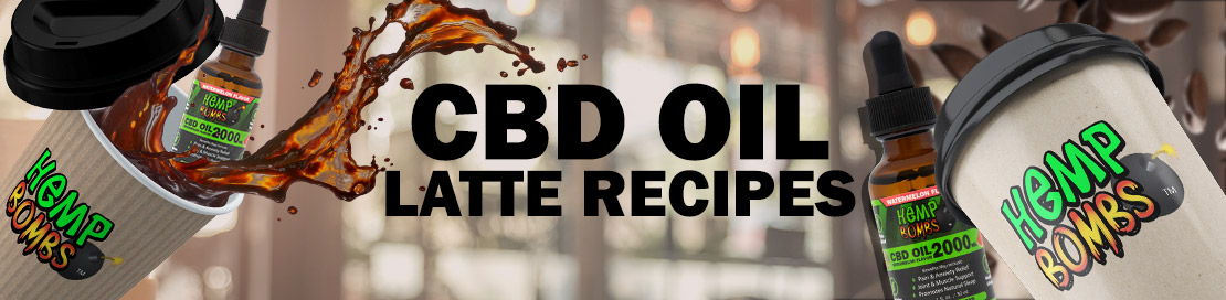 coffee and hemp bombs oil, cbd oil latte recipes