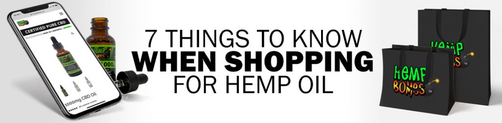 Hemp Oil shopping