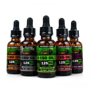 Hemp Bombs CBD Oils 125mg all flavors