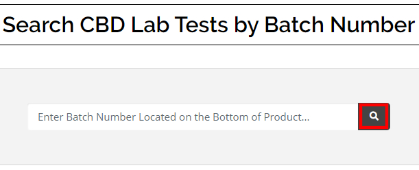 How to Check CBD Batch Number - Step 1