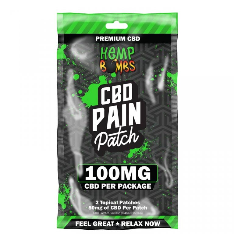 CBD Pain Patch CBD Oil Patch Hemp Bombs