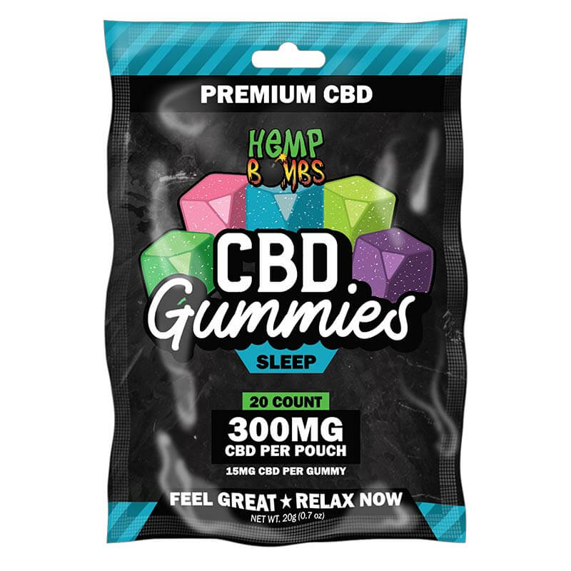 20 Count CBD Gummies For Sleep Hemp Bombs