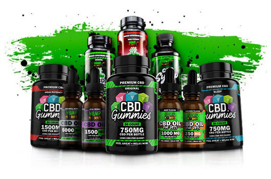 CBD Product Group Shot