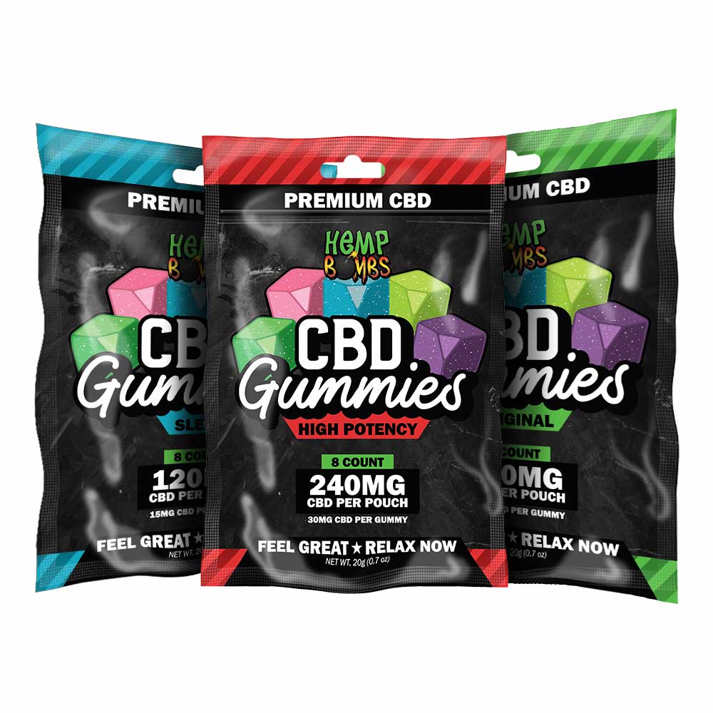 CBD Gummies Sample Pack Bundle | Hemp Bombs