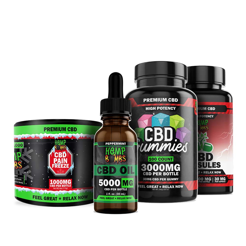High Potency CBD Bundle Hemp Bombs