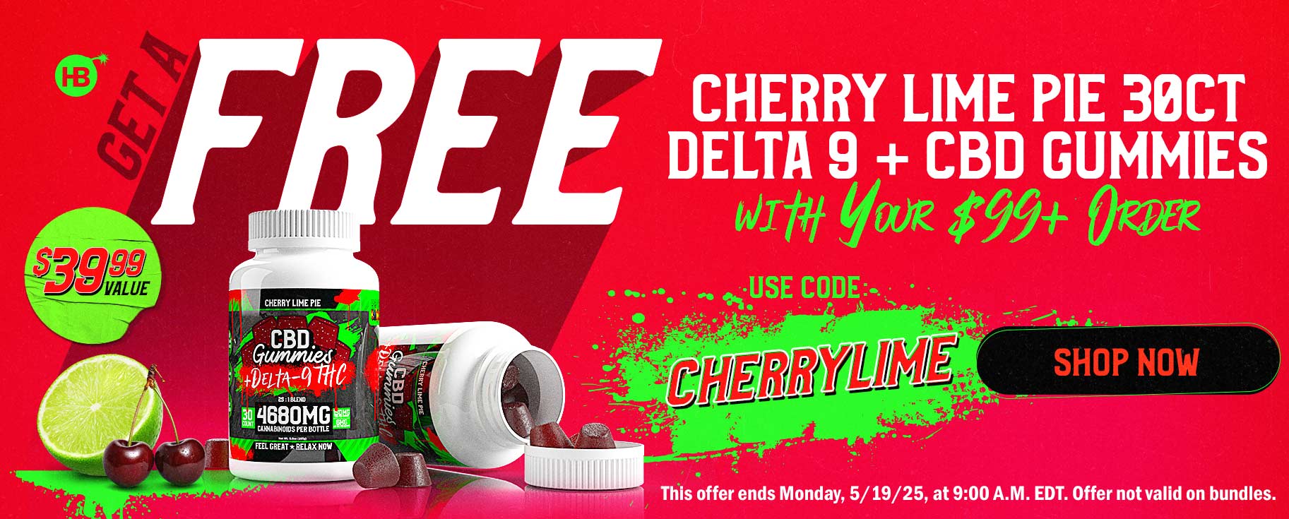 Free Cherry Lime Pie Gummies