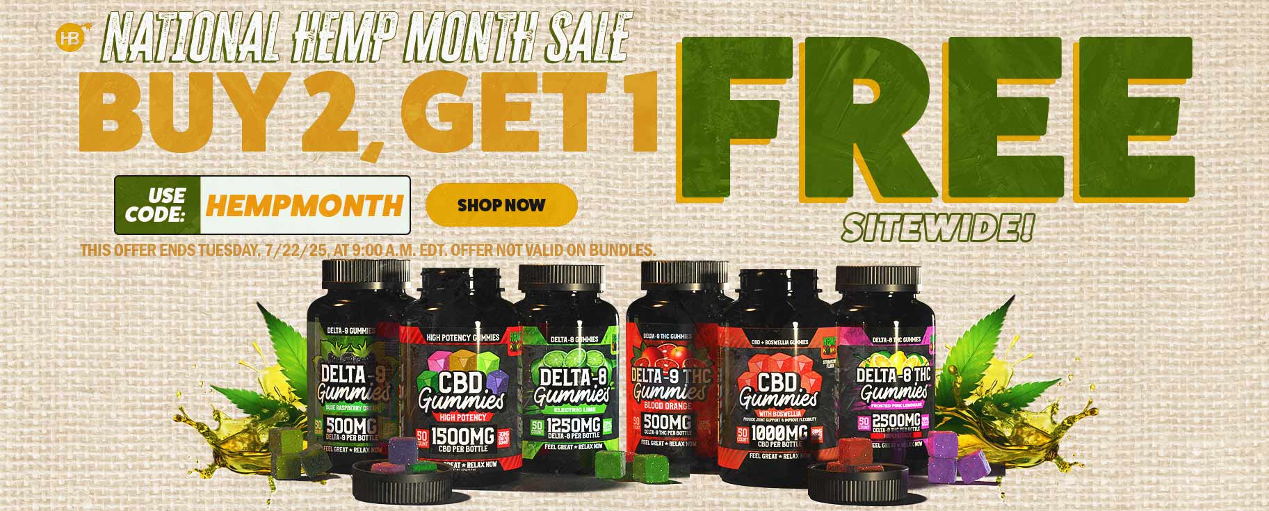 Hemp Month Sale
