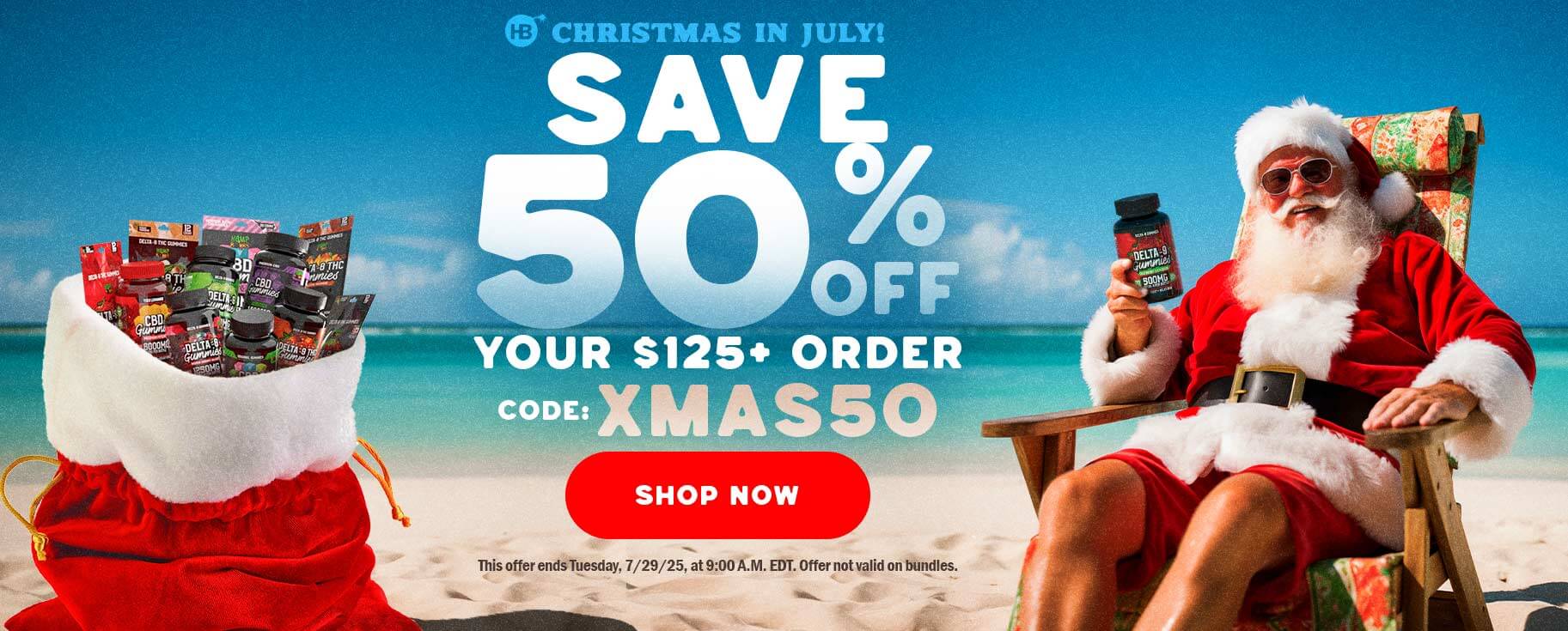 Christmas in July Sale